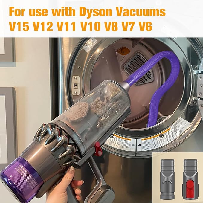 Dryer Vent Cleaner Kit Vacuum Hose Attachment-34 inches