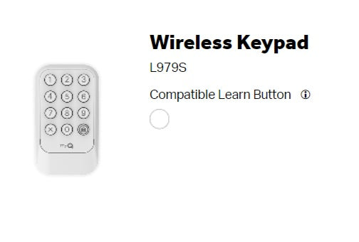 Wireless Keypad Lifemaster L979S