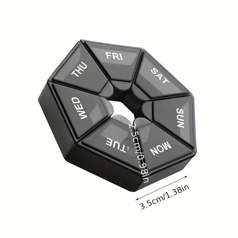 Portable 7 Days Pill Box
