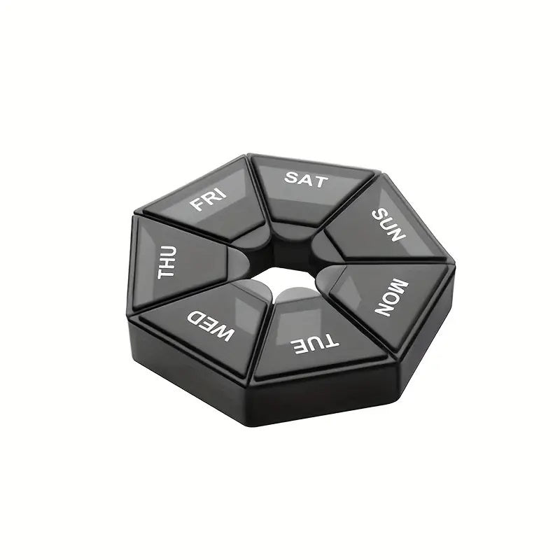 Portable 7 Days Pill Box