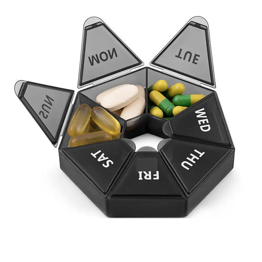 Portable 7 Days Pill Box