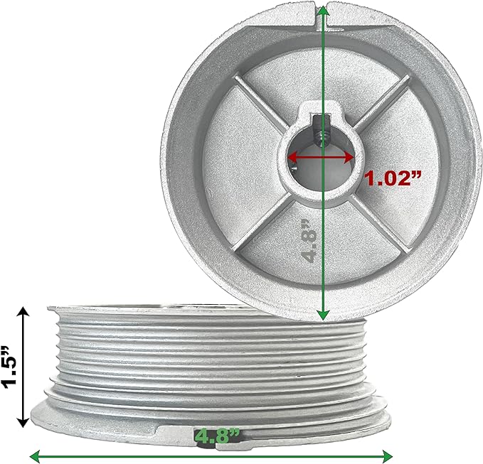 Standard Lift Garage Door Cable Drums - Up to 8ft Doors