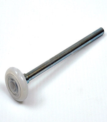 7' In. Stem Nylon Roller Commercial Grade 10 Ball Bearings- Pair