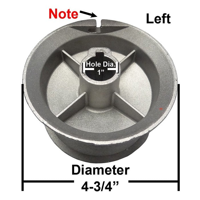 Door Spool - Left - Driver Side Door Drum - Door Cable Drum
