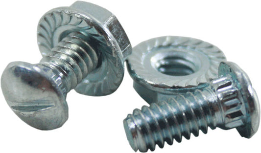 Track Bolt Zinc and Serrated Flange Nut Zinc - 2/pk