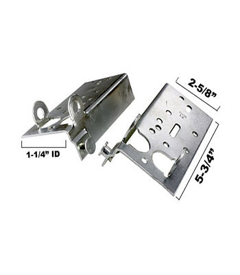 Garage Door Bottom Universal Bracket (Pair)