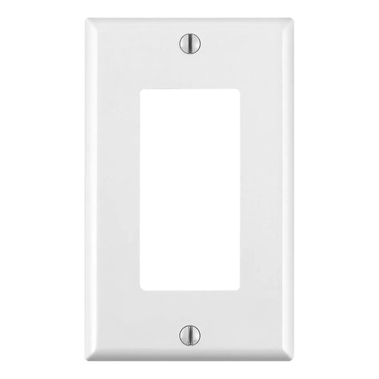 1-Gang Decora Plate, White