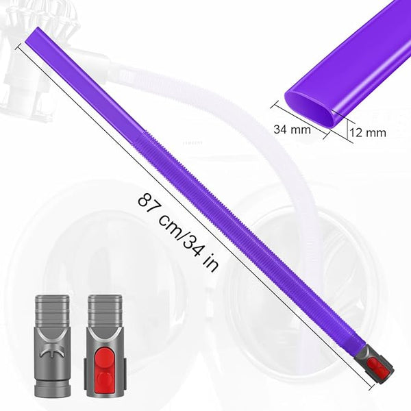 Dryer Vent Cleaner Kit Vacuum Hose Attachment-34 inches