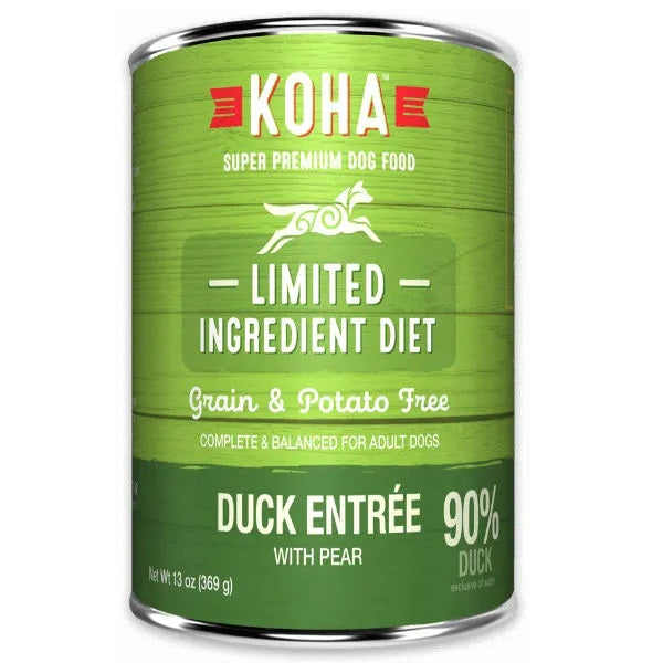 KOHA Limited Ingredient Dog Food  Duck Entrée - 13oz