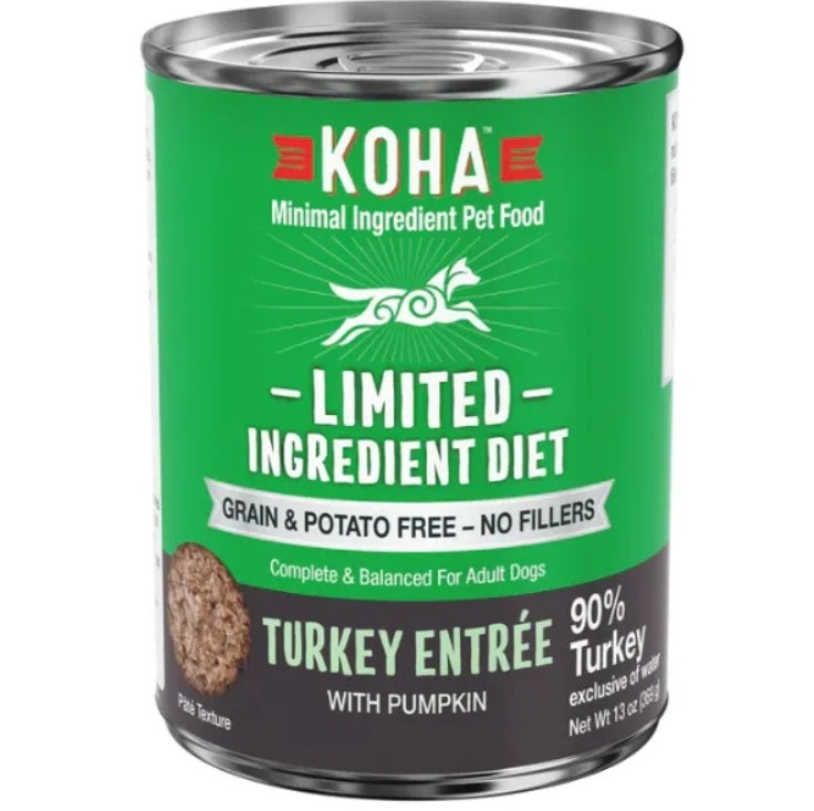 KOHA Limited Ingredient Dog Food Turkey Entrée - 13oz