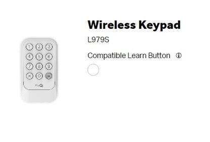 Wireless Keypad Lifemaster L979S