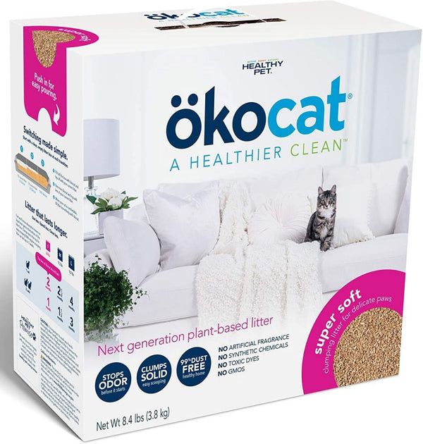 Okocat Soft Step Natural Wood Clumping Litter