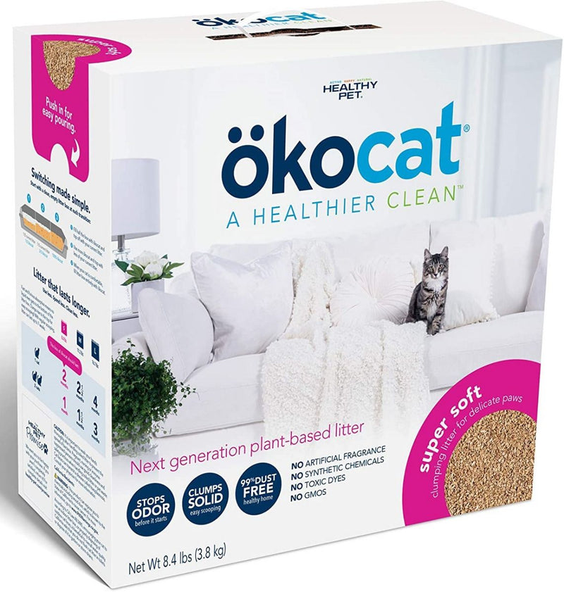 Okocat Soft Step Natural Wood Clumping Litter