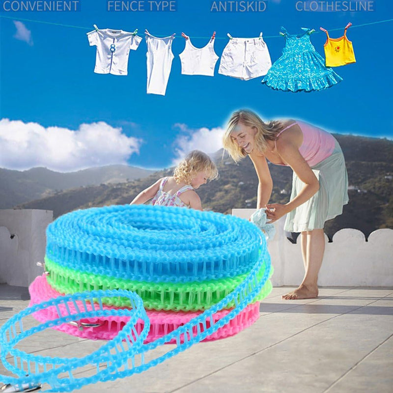 Portable Laundry Line Hanger Rope- Great for Camping