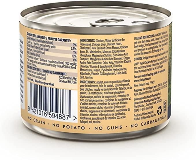 ZIWI Peak Chicken Recipe Canned Cat Food