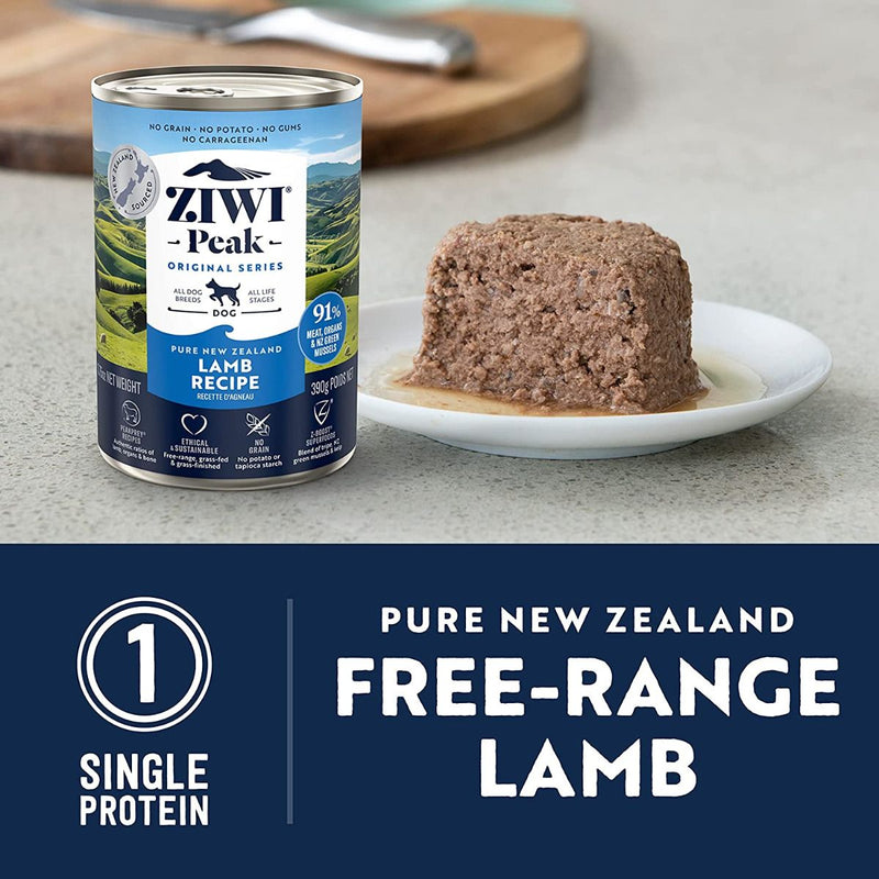 ZIWI Peak Lamb Recipe Canned Dog Food - 13.75-oz/390-g