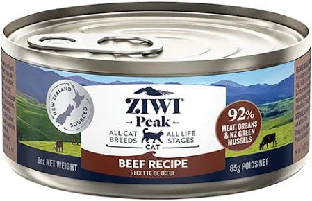 ZIWI Peak Beef Recipe Canned Cat Food-6.5oz