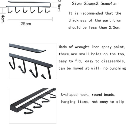 Kitchen Utensil Storage Organizer Hook Rack