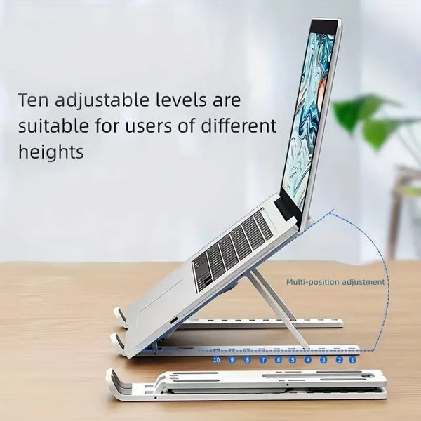 Laptop Stand for Desk-Compatible with MacBook, Notebook, 10-15.6"