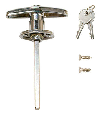 Garage Door T Lock Handle (with keys)
